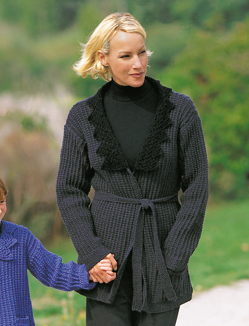 Lace Collared Cardigan (adult)