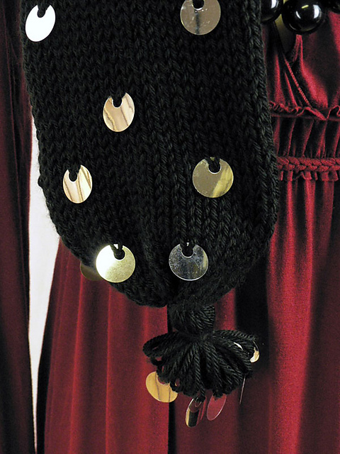 Paillette Accent Scarf