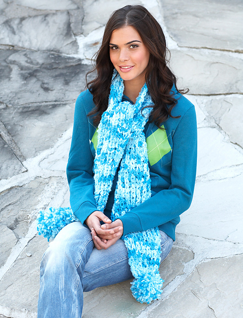 Shaker Rib Scarf #173