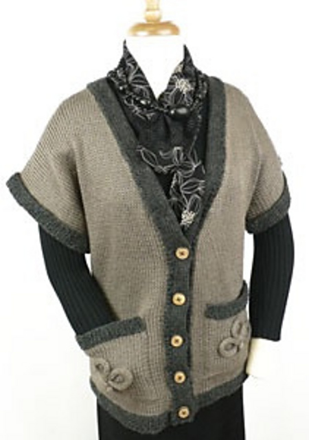 Pocketed Short Sleeve Vest