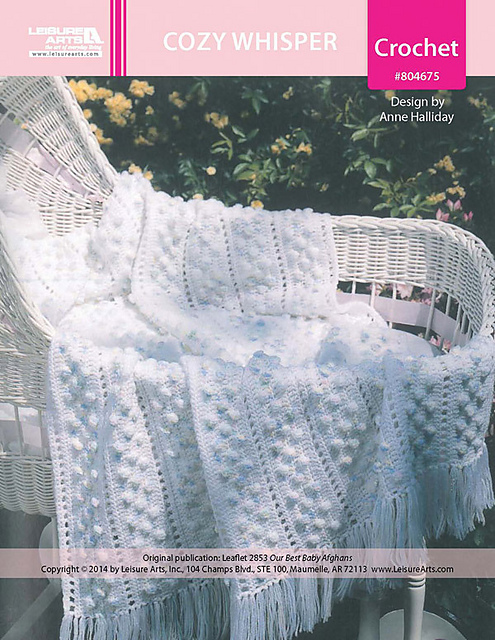 Cozy Whisper baby Afghan