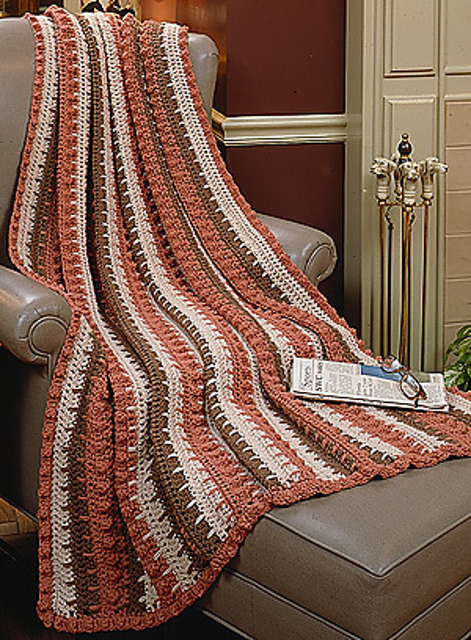 Long Double Crochet Stripes