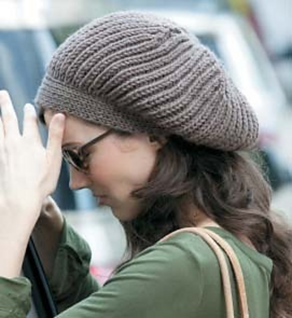 Ribbed Slouchy Beanie