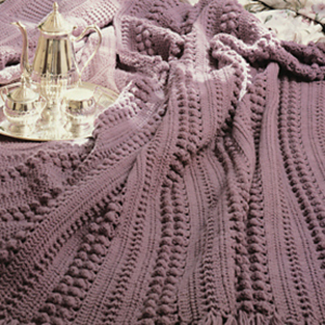 Luxurious Wraps: Persian Square Afghan