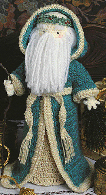 Father Christmas Free Standing Doll