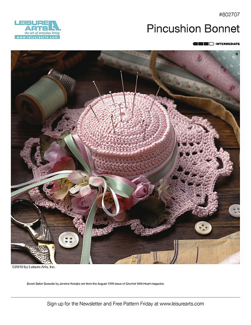 Pincushion Bonnet