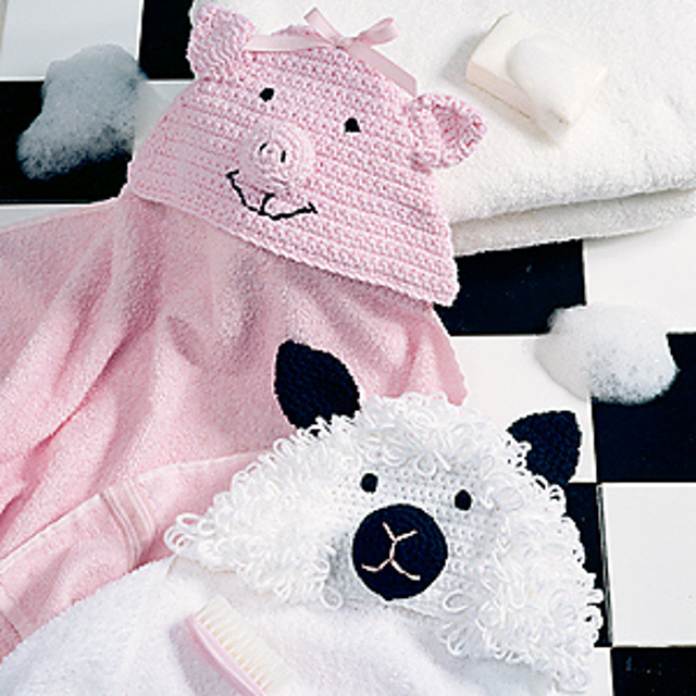 Farm Friends Hooded Towels