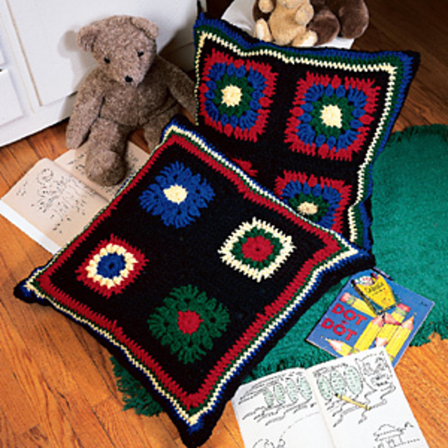 Granny Square Pillows