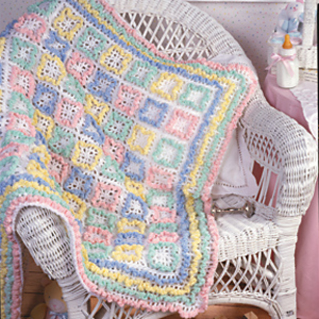 Wrapped in Ruffles Baby Afghan