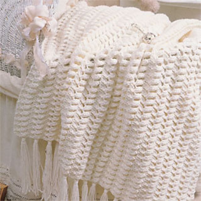 Downy Dream Baby Afghan (Worsted)