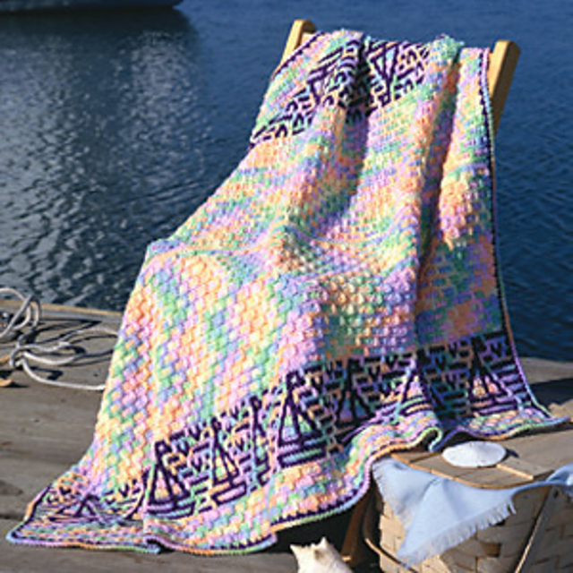 Sunset Sails Afghan