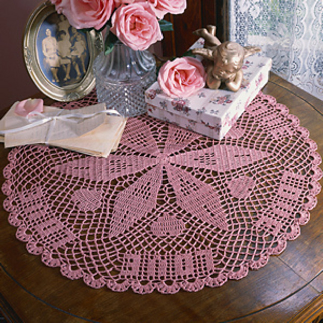 Circle of Love Doily