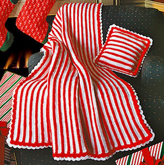 Candy Stripes Afghan
