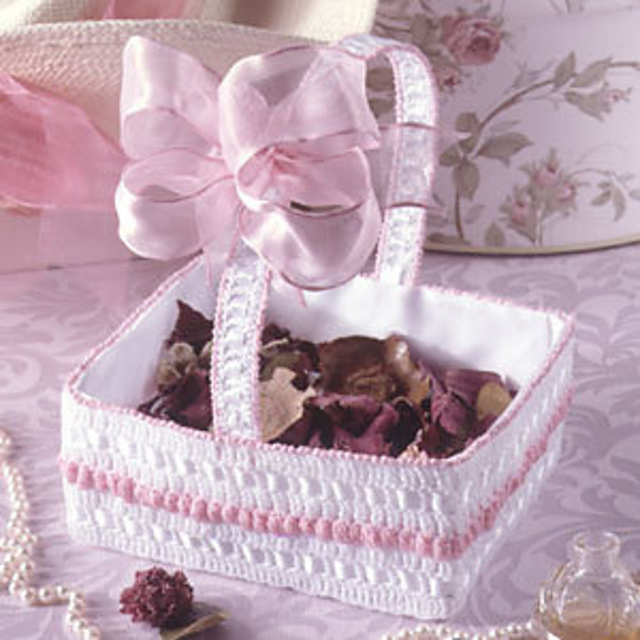 Beribboned Basket