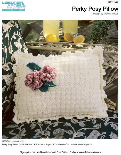 Perky Posy Pillow