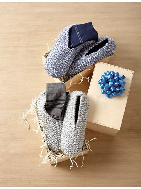Basic Slippers for the Family (To Knit)
