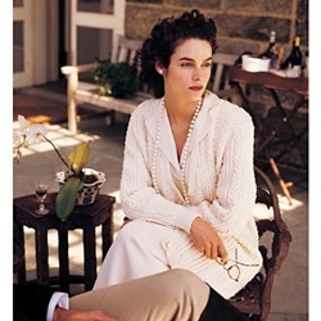 #02 Cables & Beads Cardigan