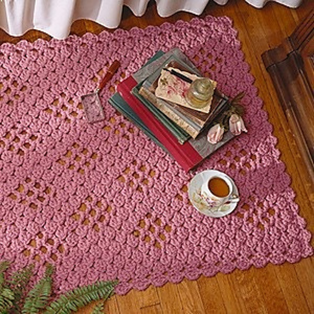 Lacy Diamonds Rug & Runner
