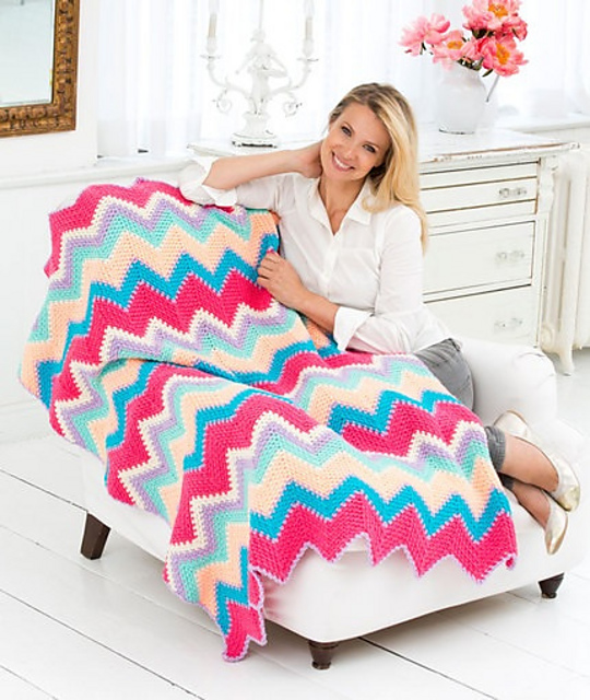 Sherbet Ripple Throw