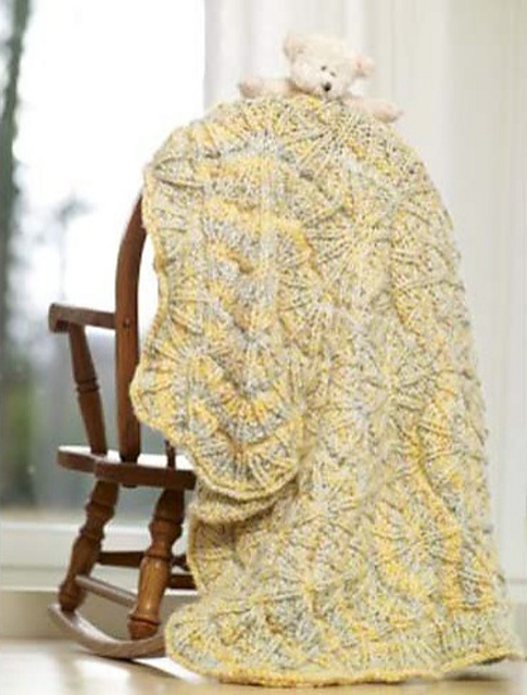 Crested Baby Blanket