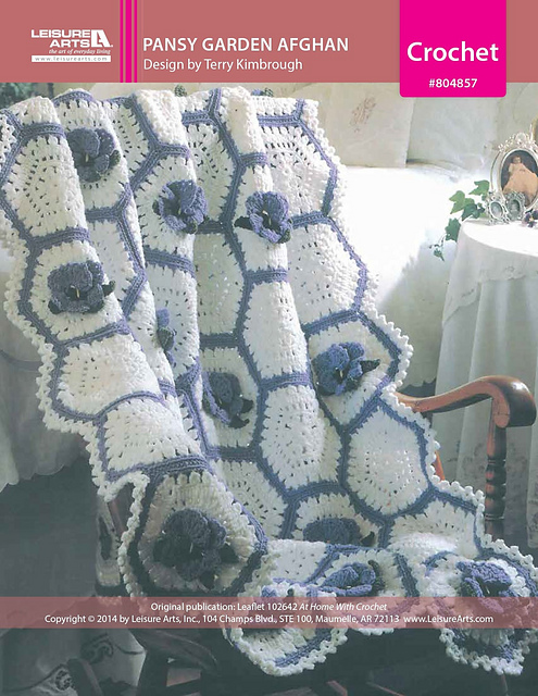 Pansy Garden Afghan