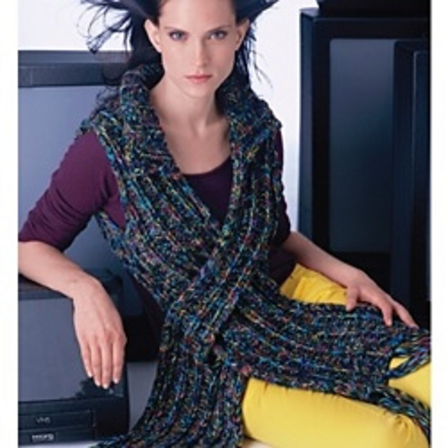 #30 Welcome Back Garter Scarf Vest