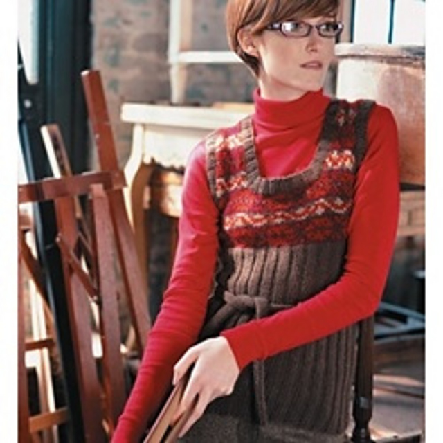 Ravelry: #25 Rib/Fair Isle Vest pattern by Melissa Matthay