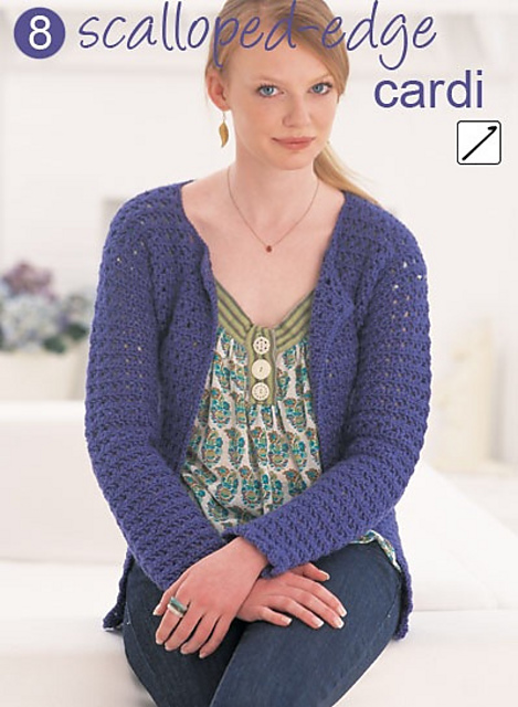 Scalloped Edge Cardi