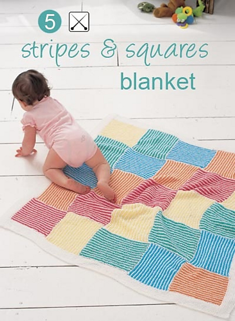 Stripes & Squares Blanket