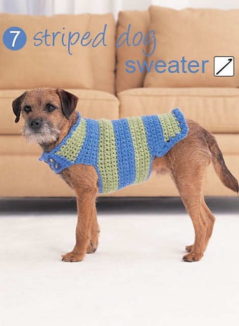 Striped Dog Sweater