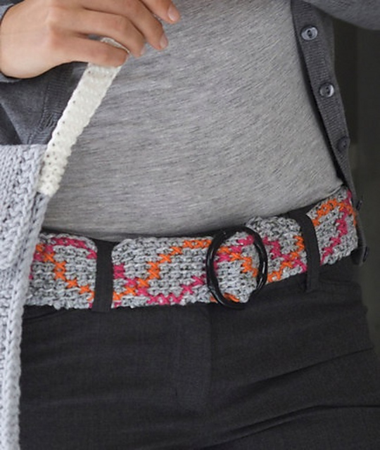 Tunisian Crochet Belt