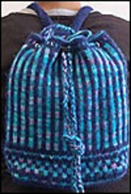 Double Ridged Drawstring Backpack