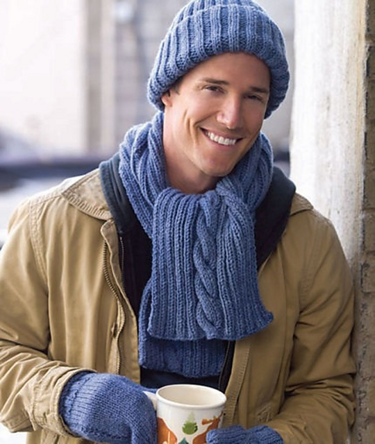 Hat, Scarf & Mitt Set