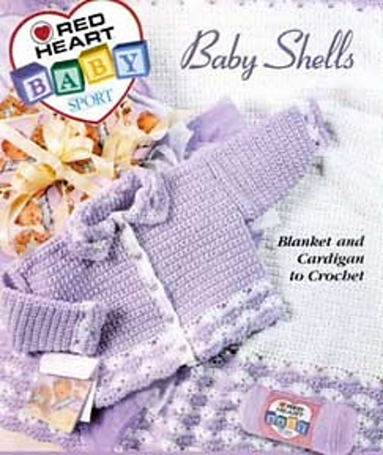 Baby Shells Blanket & Cardigan (Cardigan)