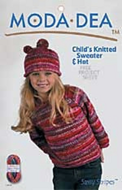 Child's Knitted Sweater & Hat