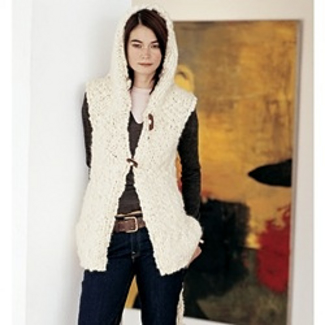 #30 Hooded Toggle Vest