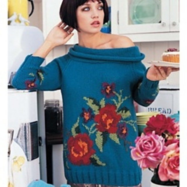 #27 Floral Sweater