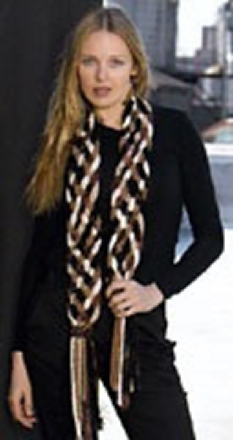 Nine Strand Braided Scarf