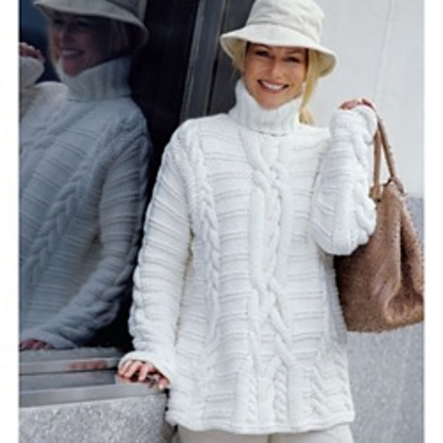 #13 Cabled Turtleneck