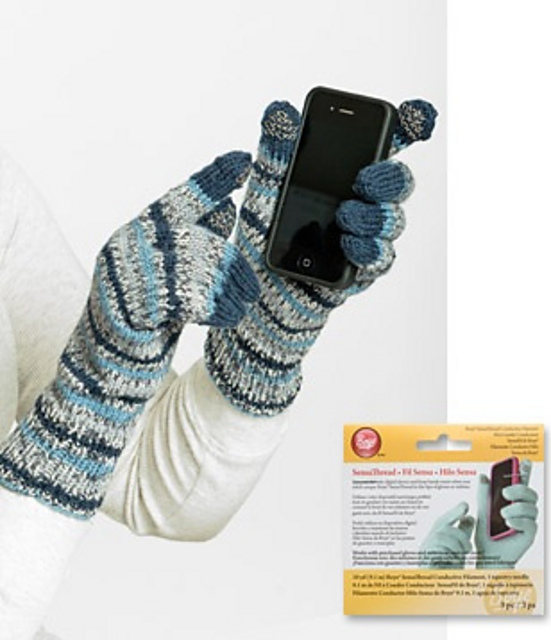 Super Fine Weight Knitted Gloves
