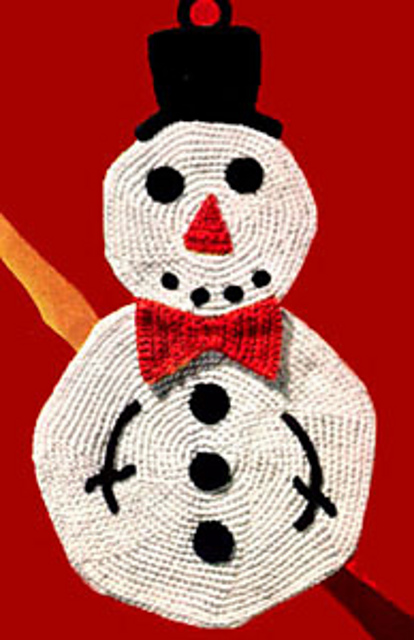 Snowman Pot Holder #S-371