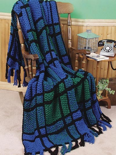 Blue & Green Plaid