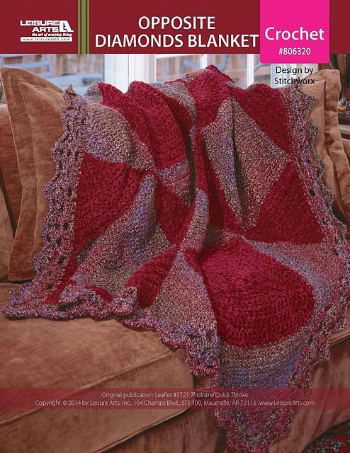 Opposite Diamonds Blanket