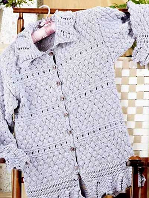 Bubble Stitch Cardigan