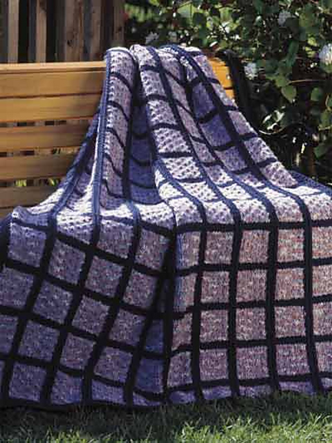 Windowpane Afghan