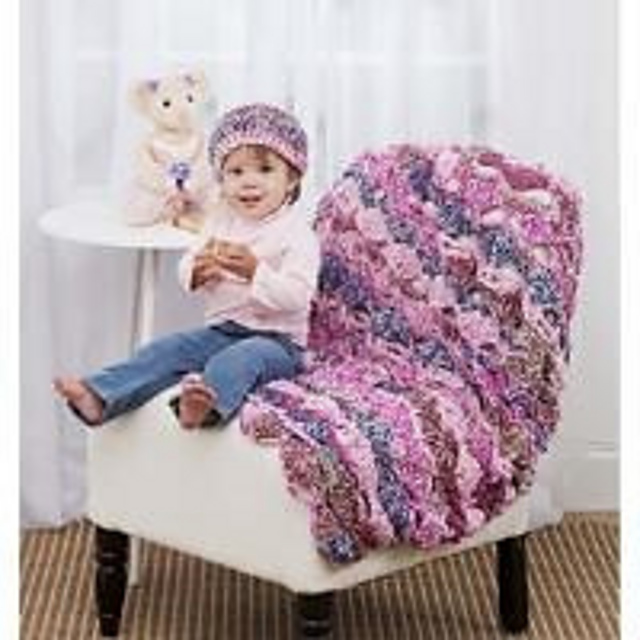 Sweet Scallops Blanket & Cap
