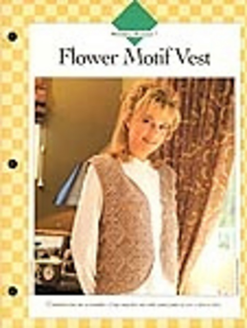 Flower Motif Vest
