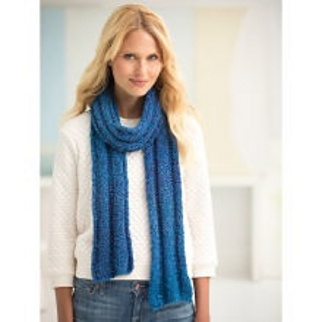 Simple knit scarf
