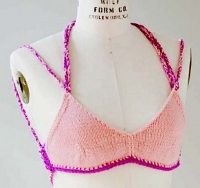 Slip-Stitch Bra