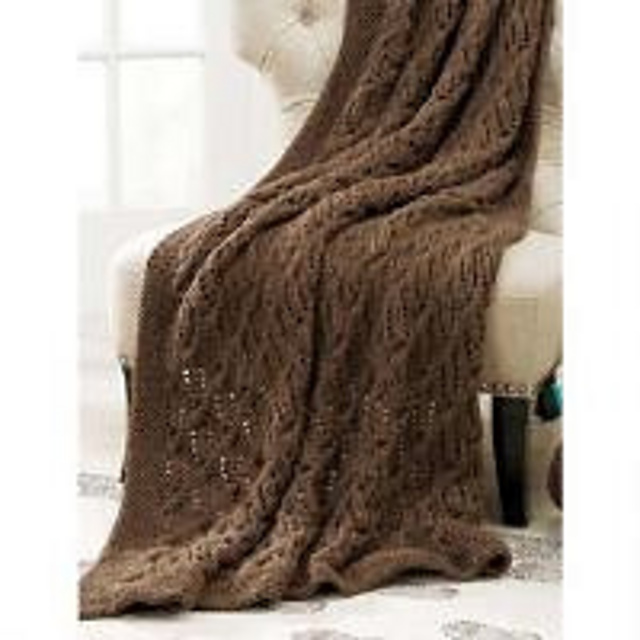 Leaf Lace Blanket